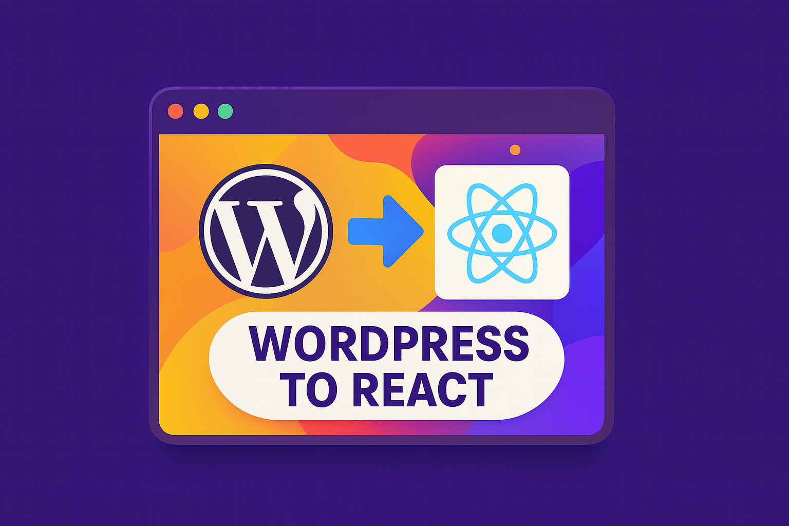Convert WordPress to React